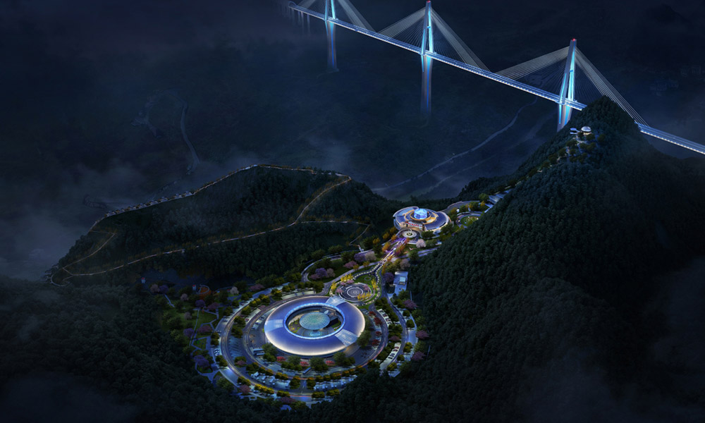 平塘特大桥观光服务区设计